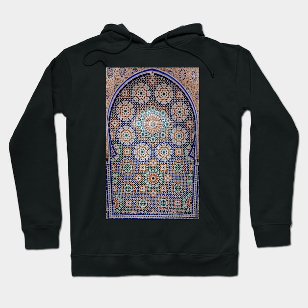 Arabic floral seamless pattern Hoodie by mitzobs